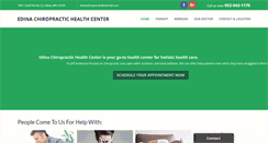 Desktop Screenshot of edina-chiropractic.com