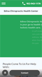 Mobile Screenshot of edina-chiropractic.com